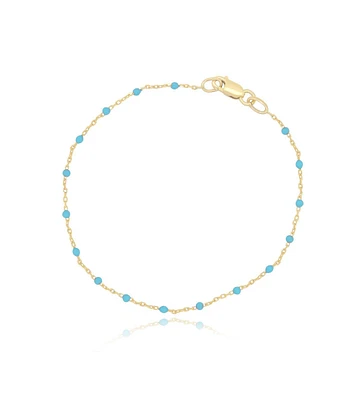 The Lovery Blue Bead Bracelet