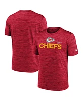 Nike Men's Red Kansas City Chiefs Blitz Velocity Modern Performance T-Shirt