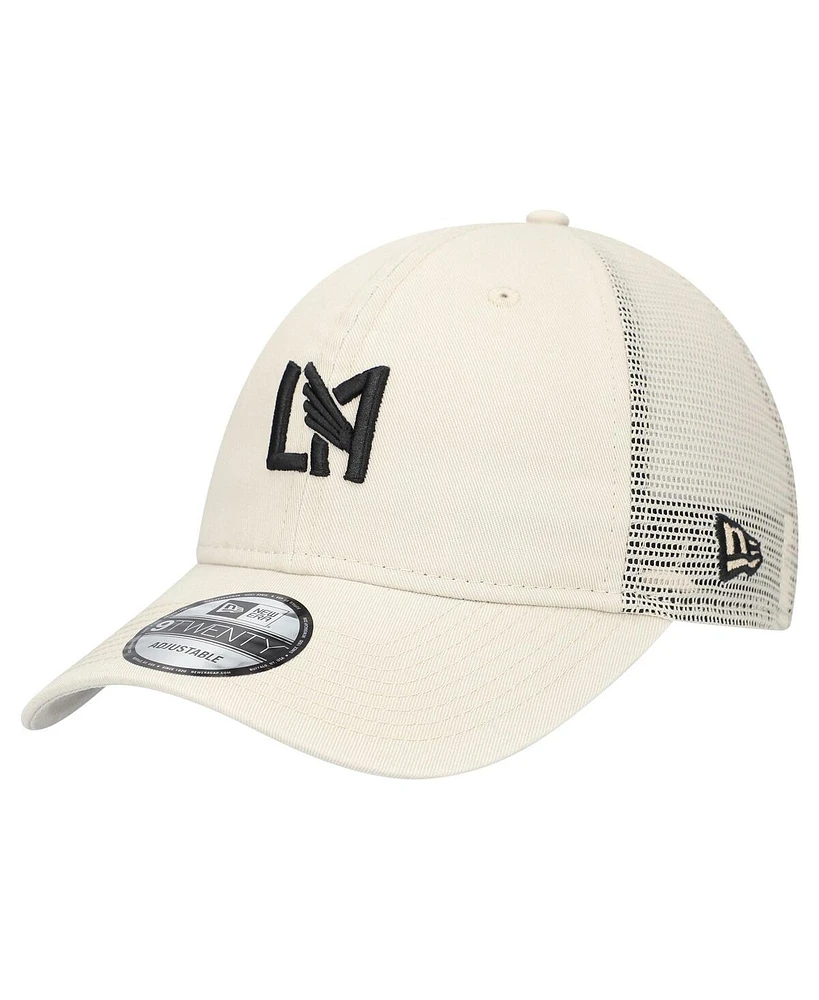 New Era Men's Tan Lafc Game Day 9TWENTY Adjustable Trucker Hat