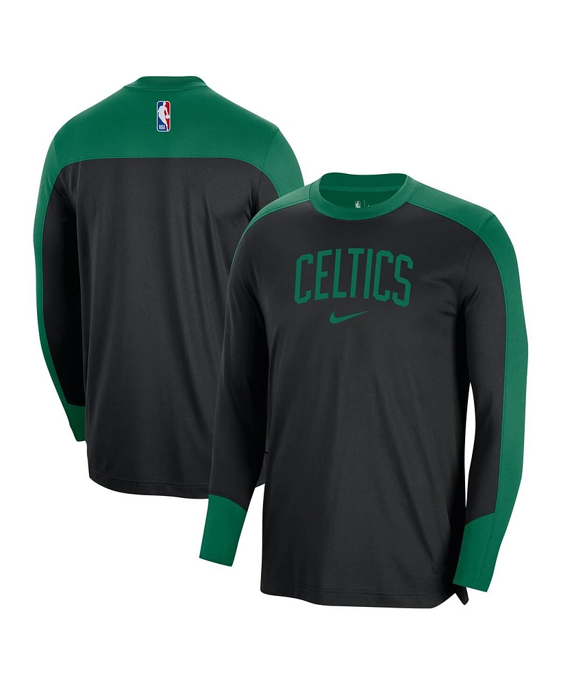 Nike Men's Black Boston Celtics 2024/25 Authentic Pre-Game Legend Long Sleeve Shooting Shirt