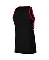 New Era Men's Black Cincinnati Reds Jersey Ringer Tank Top