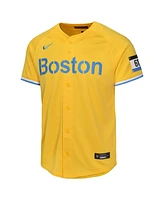 Nike Big Boys and Girls David Ortiz Gold Boston Red Sox City Connect Limited Player Jersey