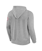 Fanatics Men's Heather Gray San Francisco 49ers Label Maker Pullover Hoodie