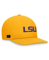 Nike Men's Gold Lsu Tigers On-Field Pro Bill Snapback Hat