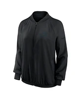 Nike Women's Black Detroit Lions Raglan Full-Zip Jacket