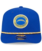 New Era Men's Blue Los Angeles Chargers 2024 Sideline 9SEVENTY Stretch-Snap Hat