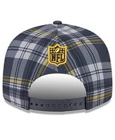 New Era Men's Gray Pittsburgh Steelers 2024 Sideline Statement 9FIFTY Snapback Hat