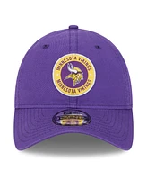 New Era Men's Purple Minnesota Vikings 2024 Sideline 9TWENTY Adjustable Hat