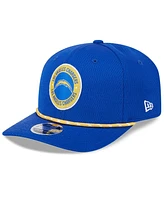 New Era Men's Blue Los Angeles Chargers 2024 Sideline 9SEVENTY Stretch-Snap Hat