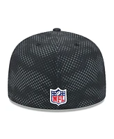 New Era Men's Black Orleans Saints 2024 Sideline 59FIFTY Fitted Hat