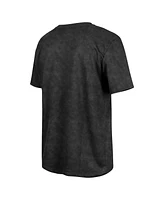 New Era Men's Black Minnesota Timberwolves Enzyme Washed Oversized T-Shirt