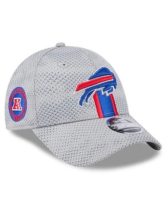 New Era Men's Gray Buffalo Bills 2024 Sideline 9FORTY Stretch-Snap Hat