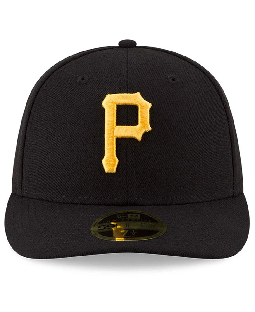 New Era Men's Black Pittsburgh Pirates National Baseball Hall of Fame Low Profile 59FIFTY Fitted Hat