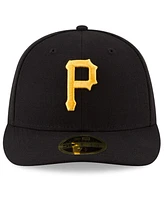 New Era Men's Black Pittsburgh Pirates National Baseball Hall of Fame Low Profile 59FIFTY Fitted Hat