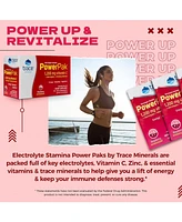 Trace Minerals Power Pak Electrolyte Powder Packets | 1200 mg Vitamin C, Zinc, Magnesium | Boost Immunity