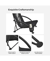 Slickblue Portable Beach Chair Set of 2
