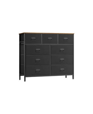 Slickblue Bedroom Dresser Storage Organizer with Sleek and Practical Design With 9 Drawers