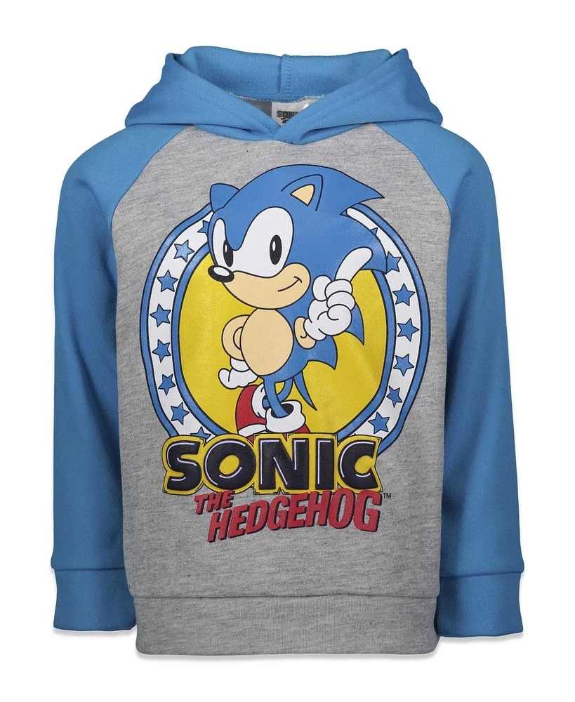 Sega Little Boys Sonic the Hedgehog Tails Knuckles Hoodie to