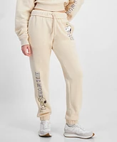 Grayson Threads, The Label Juniors' Snoopy Peanuts Graphic Jogger Sweatpants