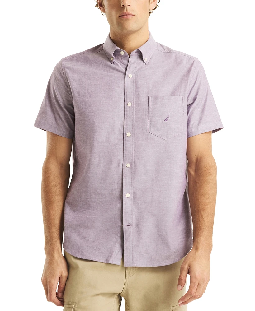 Nautica Men's Classic-Fit Stretch Button-Down Oxford Shirt