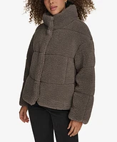 Levi's Women's Short Sherpa Teddy Jacket