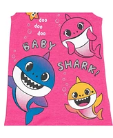 Pinkfong Toddler Girls Baby Shark [SizeRangeDescription1] Snap Sleeveless Romper & Headband [SizeDescription1]