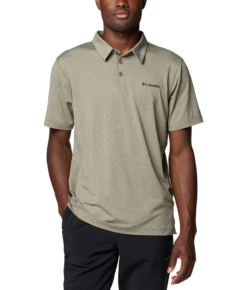Columbia Men's Carter Short Sleeve Performance Crest Polo