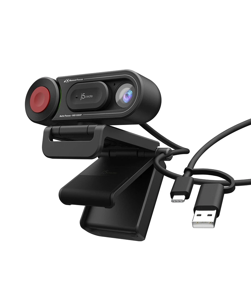 j5create Hd Webcam with Auto & Manual Focus Switch, JVU250