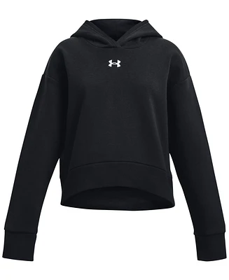 Under Armour Little & Big Girls Rival Fleece Cropped Hoodie