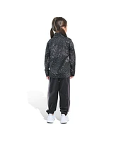 adidas Little & Toddler Girls Long Sleeve Printed Classic Tricot Track