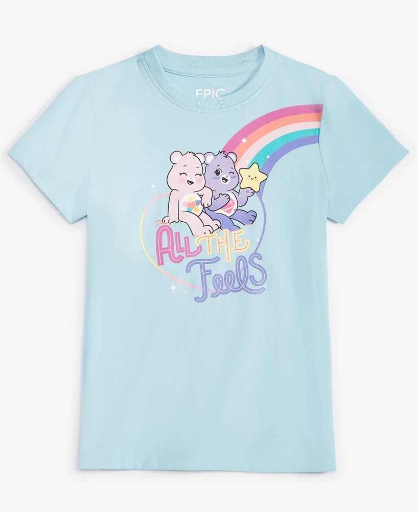 Epic Threads Toddler Girls All The Feels Care Bears Graphic Short-Sleeve T-Shirt, Exclusively at Macy's