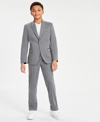 Michael Kors Big Boys Knit Stretch Suit Jacket