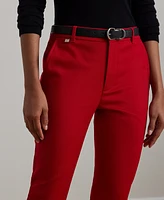 Lauren Ralph Petite Double-Faced Stretch Cotton Pants