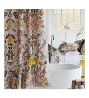 Designers Guild Brocart Decoratif Sepia Shower Curtain, 72" x 72"