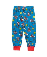 Super Mario Toddler Boys Nintendo Luigi Pajama Shirt and Pants Sleep Set