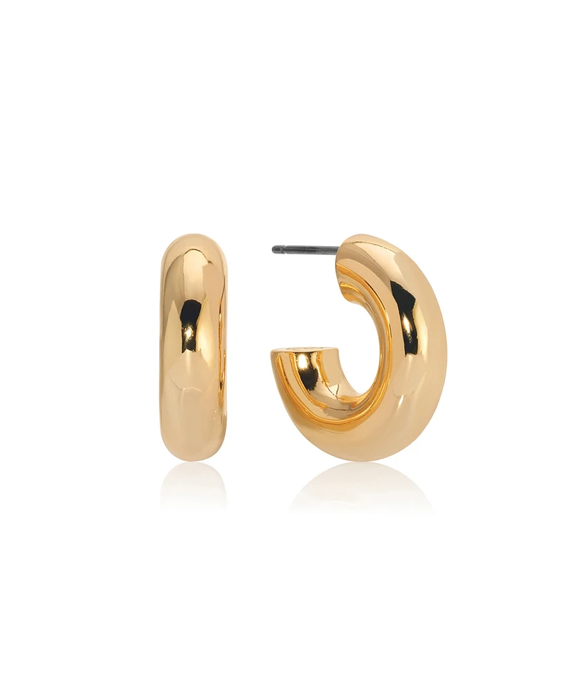 Ettika Mini Thick Classic Hoop Earrings