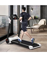 Vebreda 2.25 Hp Electric Motorized Folding Running Treadmill Machine with Led Display-White