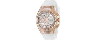 TechnoMarine Women's Tm-115385 Cruise Glitz Quartz Silver Dial Watch