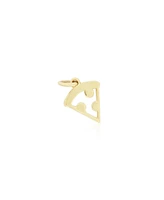 The Lovery Mini Gold Pizza Charm