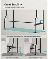 Slickblue 4-Tier Metal Over-the-Toilet Storage Shelf Ink