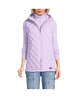 Lands' End Women's Petite FeatherFree Insulated Hooded Vest