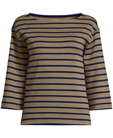 Lands' End Women's 3/4 Bell Sleeve Supima T-shirt