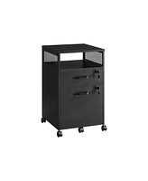 Slickblue Lockable File Cabinet for Secure Document Storage