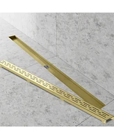 Hydroware Linear Shower Drain - Gold - 48 Inches