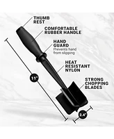 2 Pack Ground Beef Chopper Tool Hamburger Smasher