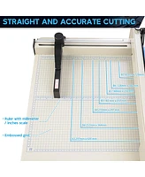 Yescom 17” Blade A3 Large Paper Cutter Guillotine 400 Sheets Cutting Craft Trimmer