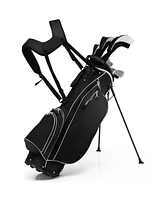 Skonyon Men's Profile Complete Golf Club Package Set Includes 10 Pieces-Black