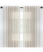 Chanasya Premium 2-Panel Soft Textured Semi Sheer Curtains for Window Living Room Bedroom Kitchen Office