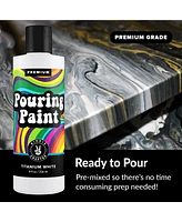 Hippie Crafter 8oz Acrylic Pouring Paint Black