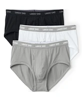 Lands' End Men's Comfort Knit Brief 3 Pack